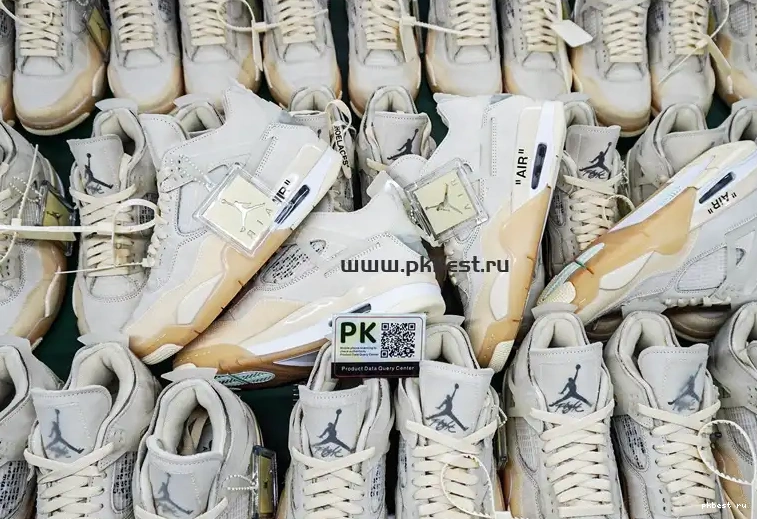 JORDAN SAIL OFF-WHITE TO READY SHIP RETRO MATERIALS RETAIL 4 0602
